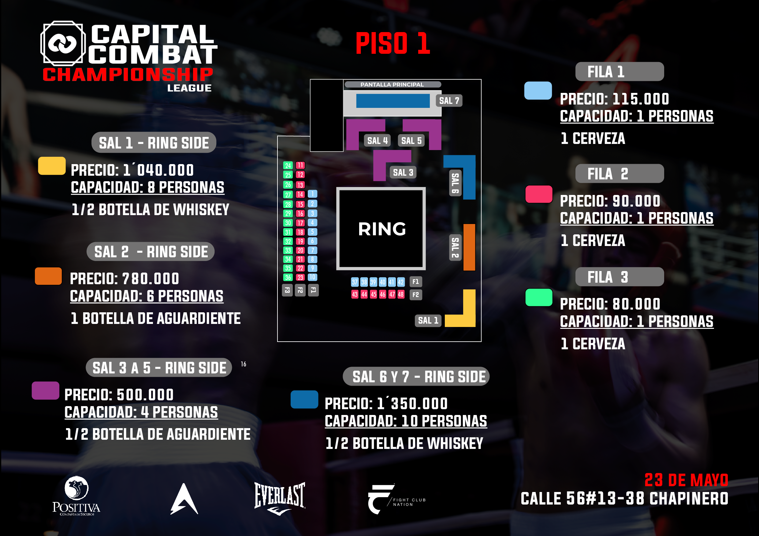 Tickets piso 1